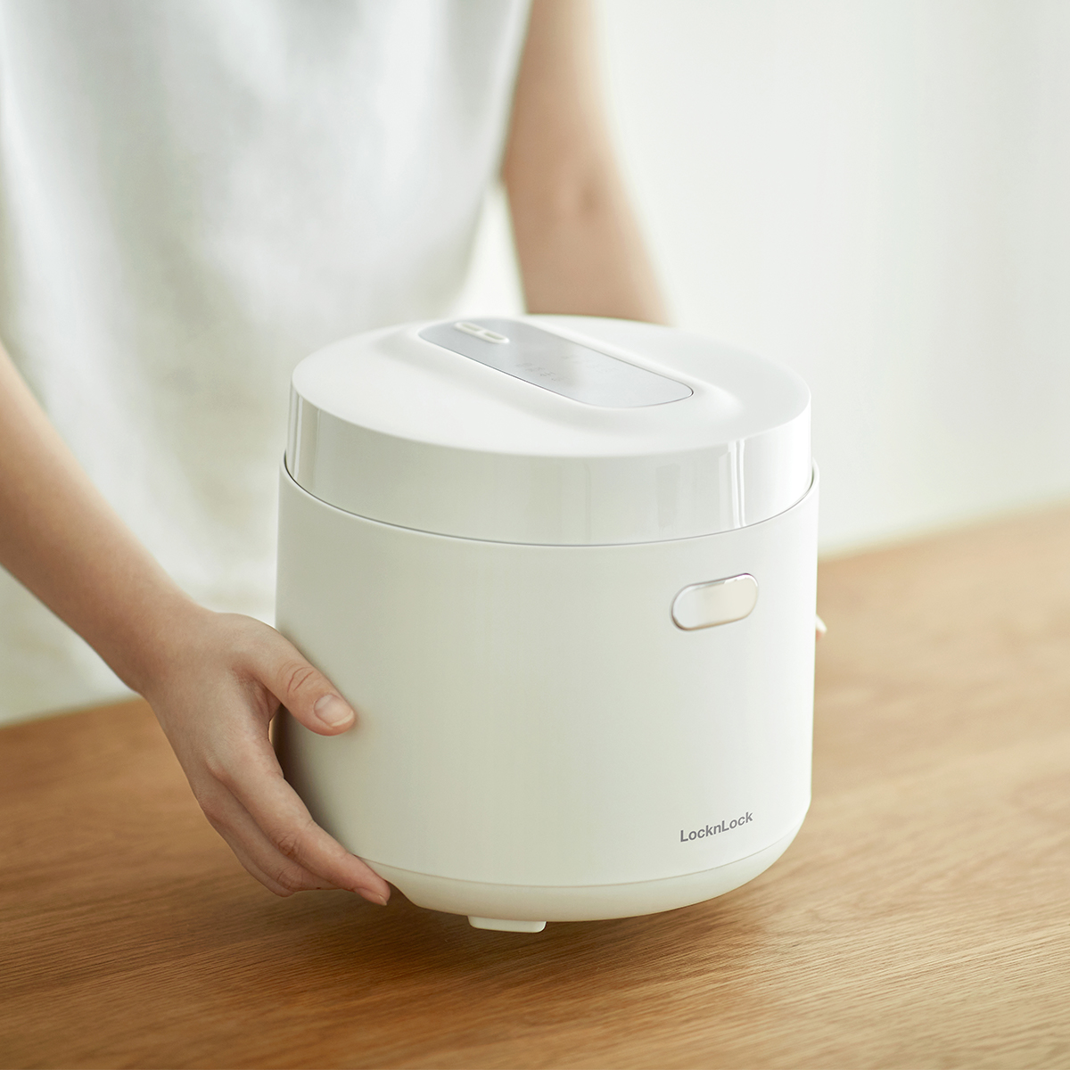 Nồi Cơm Điện Locknlock Bianco Smart Rice Cooker 220V, 50Hz, 400W, 1.0L - Màu Ngà - EJR364IVY, , large image number 1